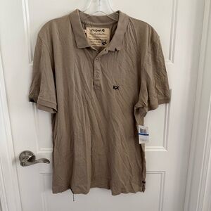 Project E light brown Manhattan polo shirt - multiple sizes